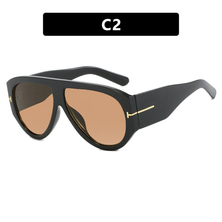 Women's Geometric Sunglasses with Modern Frame and Polarized Lenses Skanto