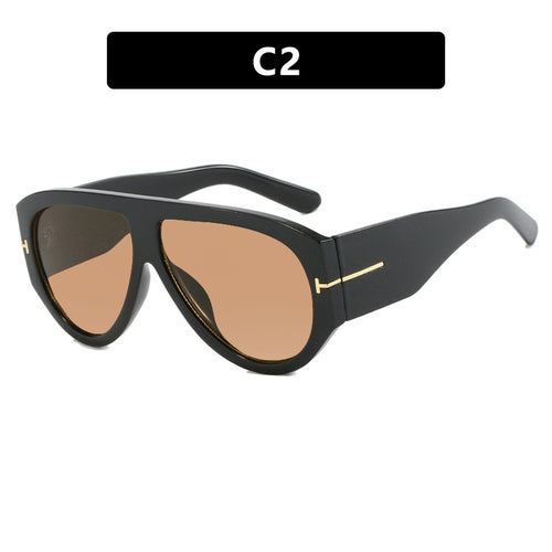 Women's Geometric Sunglasses with Modern Frame and Polarized Lenses Skanto