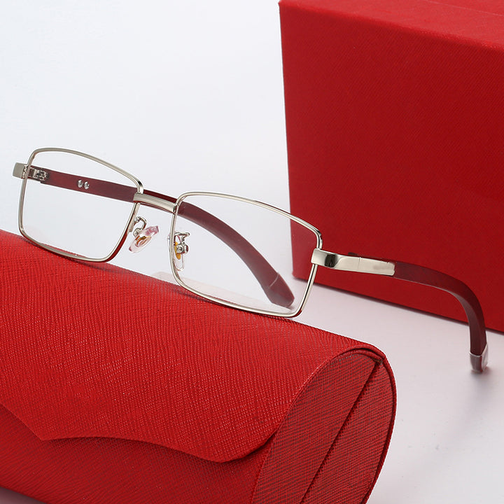 Dame moteriktig solbrille med stilramme i metall og plast Skanto