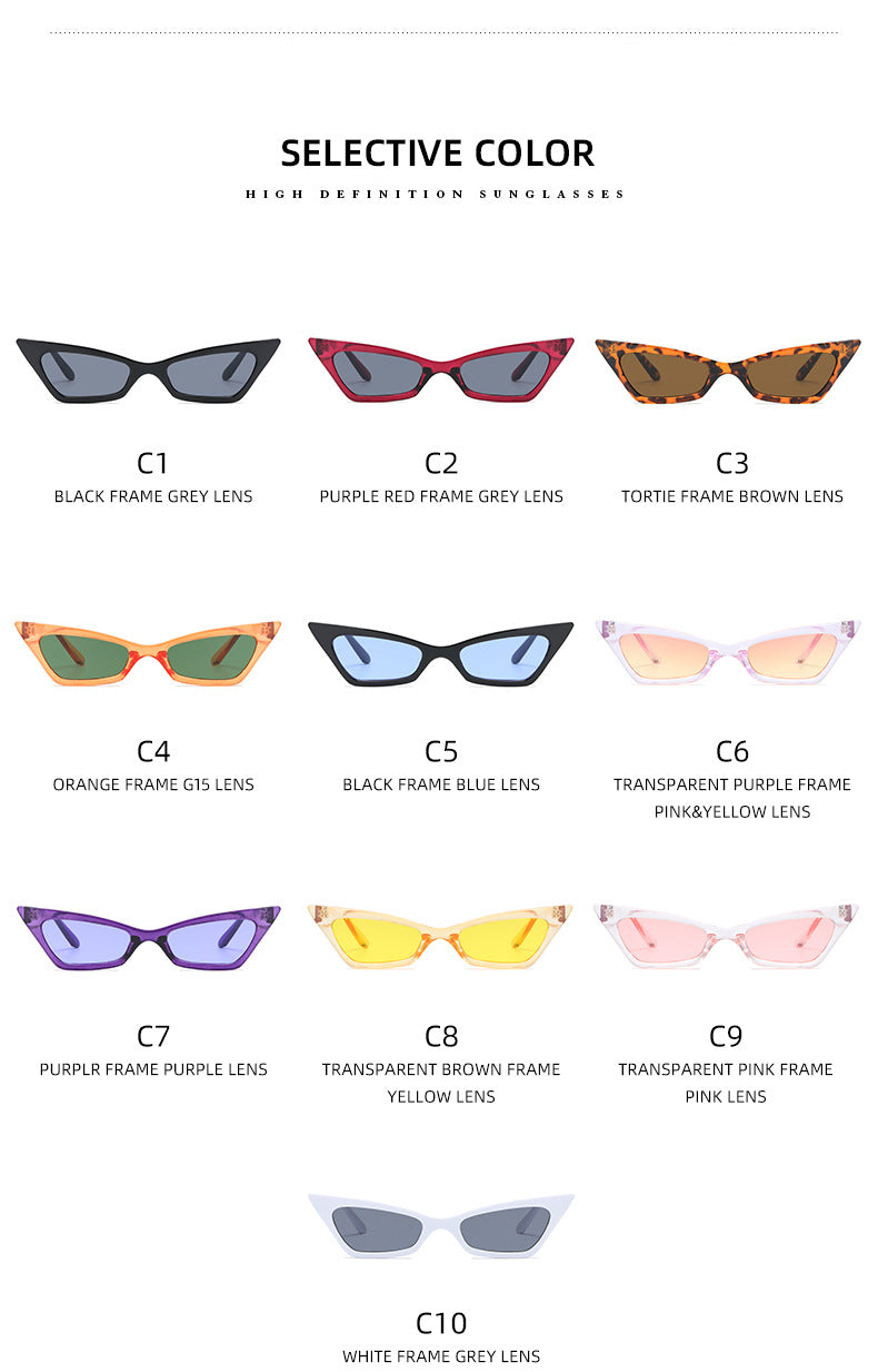 Dame moter Cat-Eye solbriller Skanto