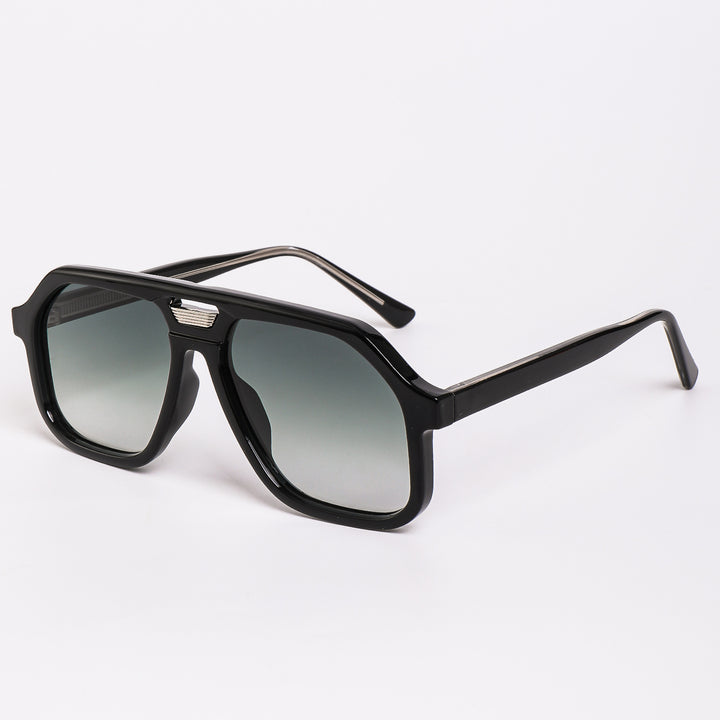 Damene moteriktig solbrille i unikt, geometrisk design Skanto