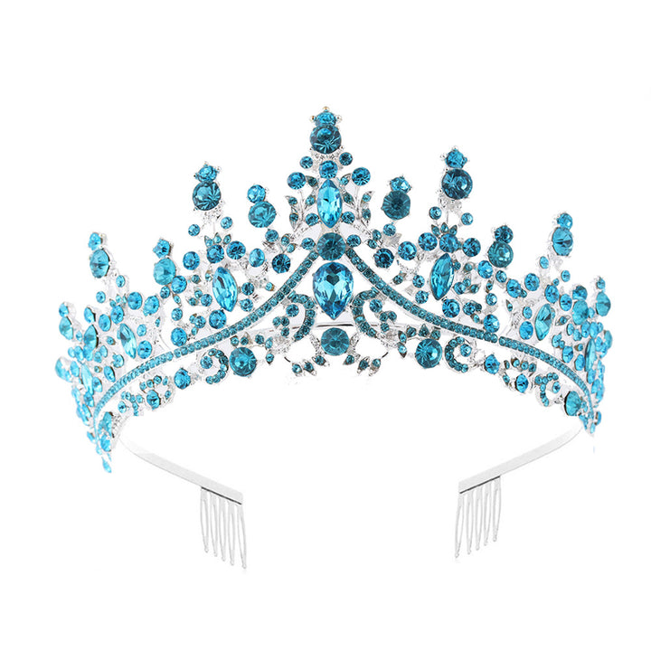 Dame Strass Tiara med glitrende edelstener Skanto
