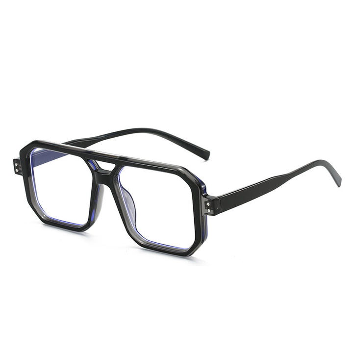 Dame moteriktig solbrille i moderne åttekantet design Skanto