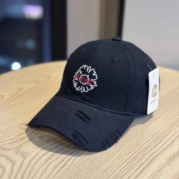Unisex Brodert Blomster Design Baseball Cap Skanto