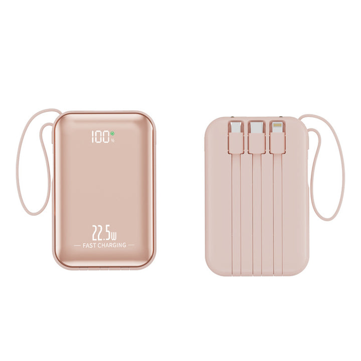 kompakt Powerbank med hurtiglading funksjon Skanto