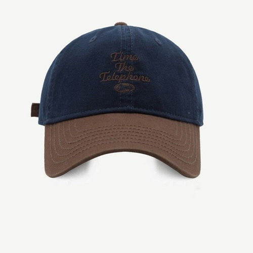 Herrejusterbar brodert caps Skanto