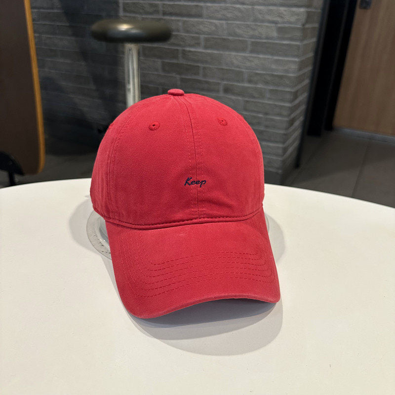Herre Casual Justerbar Bomulls Baseballcap Skanto