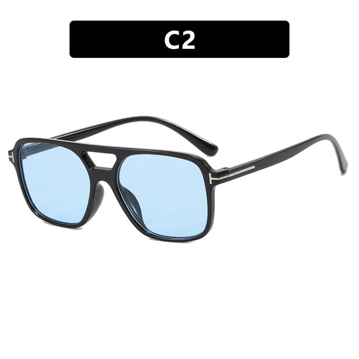 Women's elegant geometric sunglasses with stylish frame Skanto