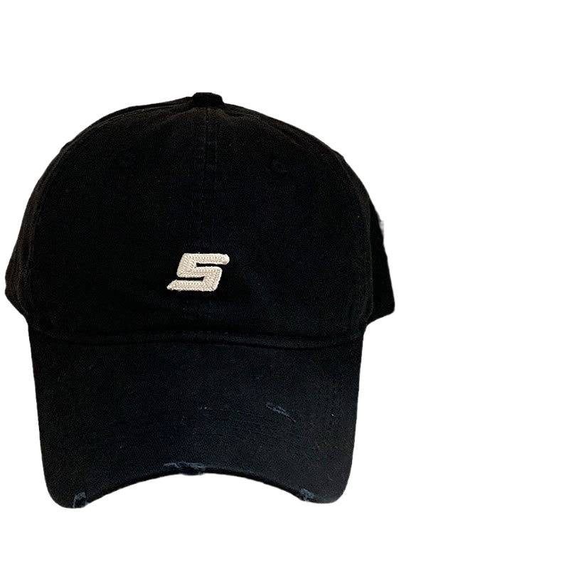 Herre Slitt Bomull Justerbar Baseball Cap Skanto