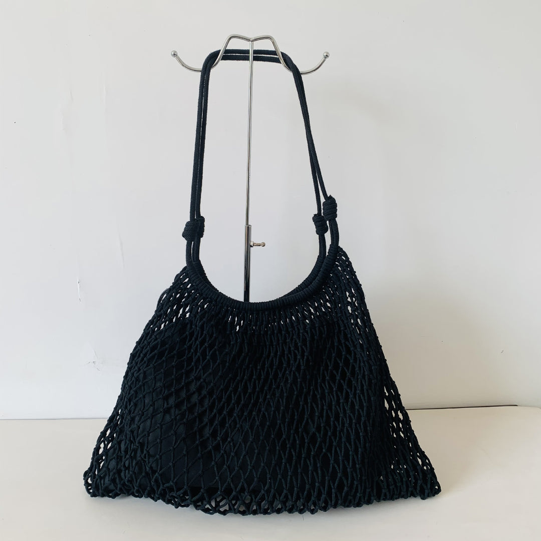 Netz-strandbag med justerbar snor Skanto