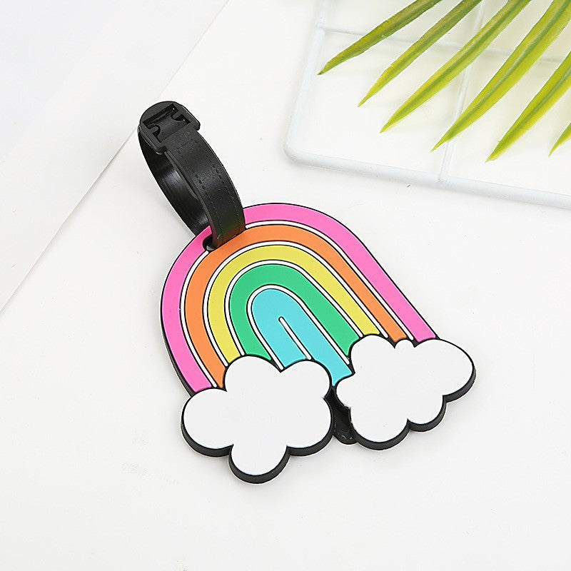Unisex Bagasjelapp i søtt donut-design Skanto