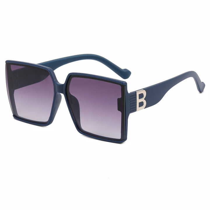 Dame Overdimensjonert Solbrille med luksuriøs Detalj Skanto