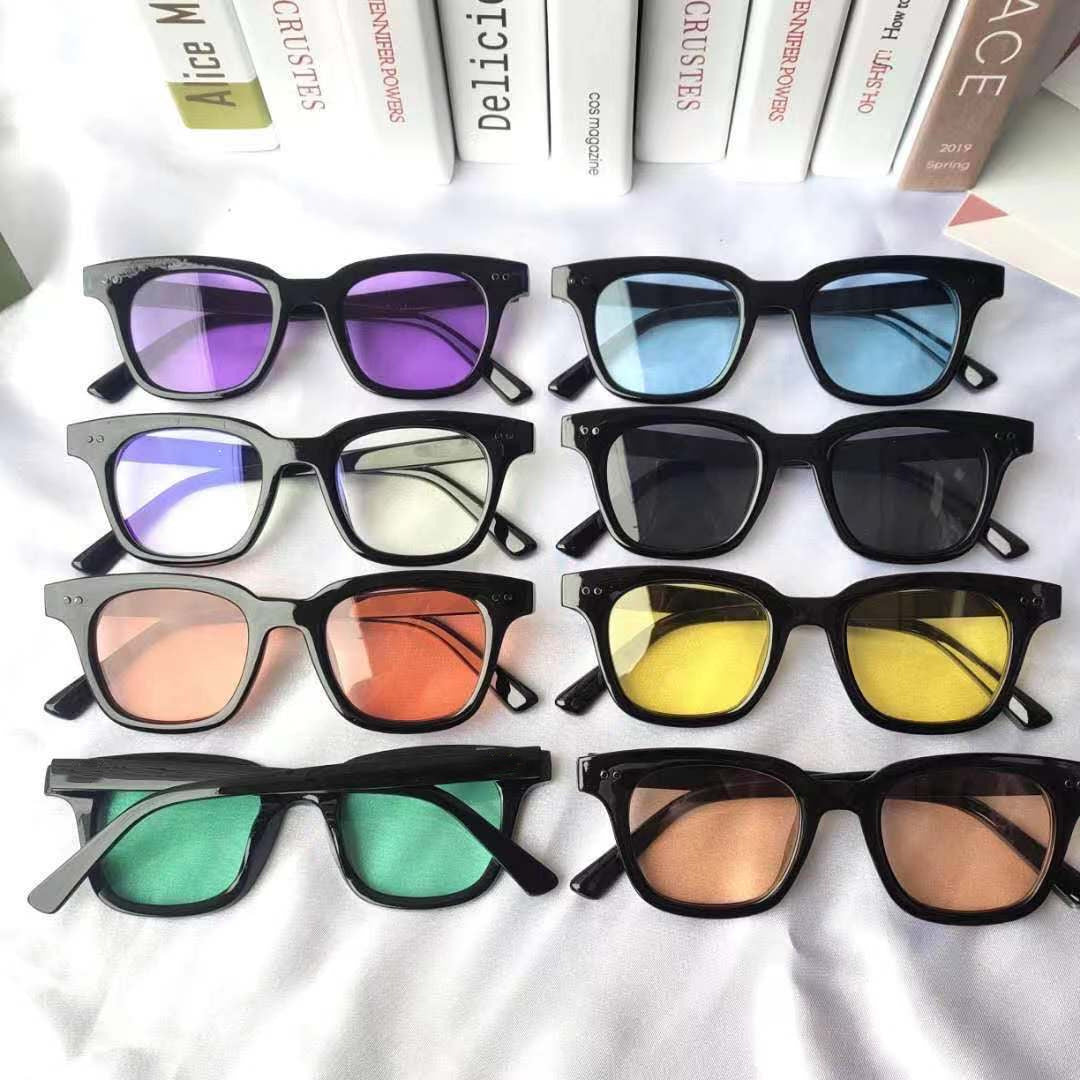 Dame moteriktig retro-solbrille med robust plastramme Skanto