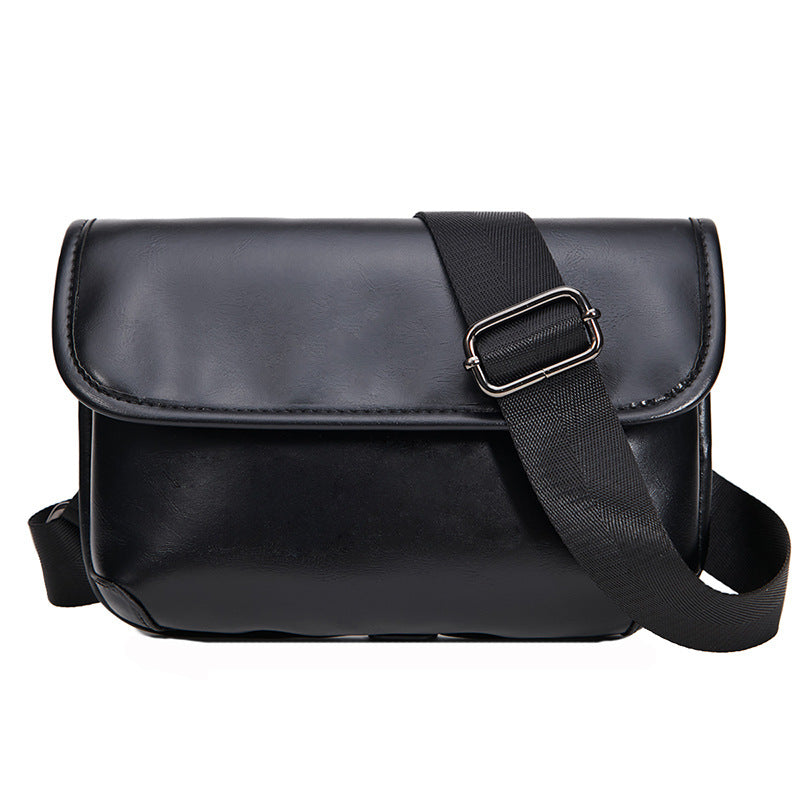 Lær Crossbody Messenger Bag Skanto