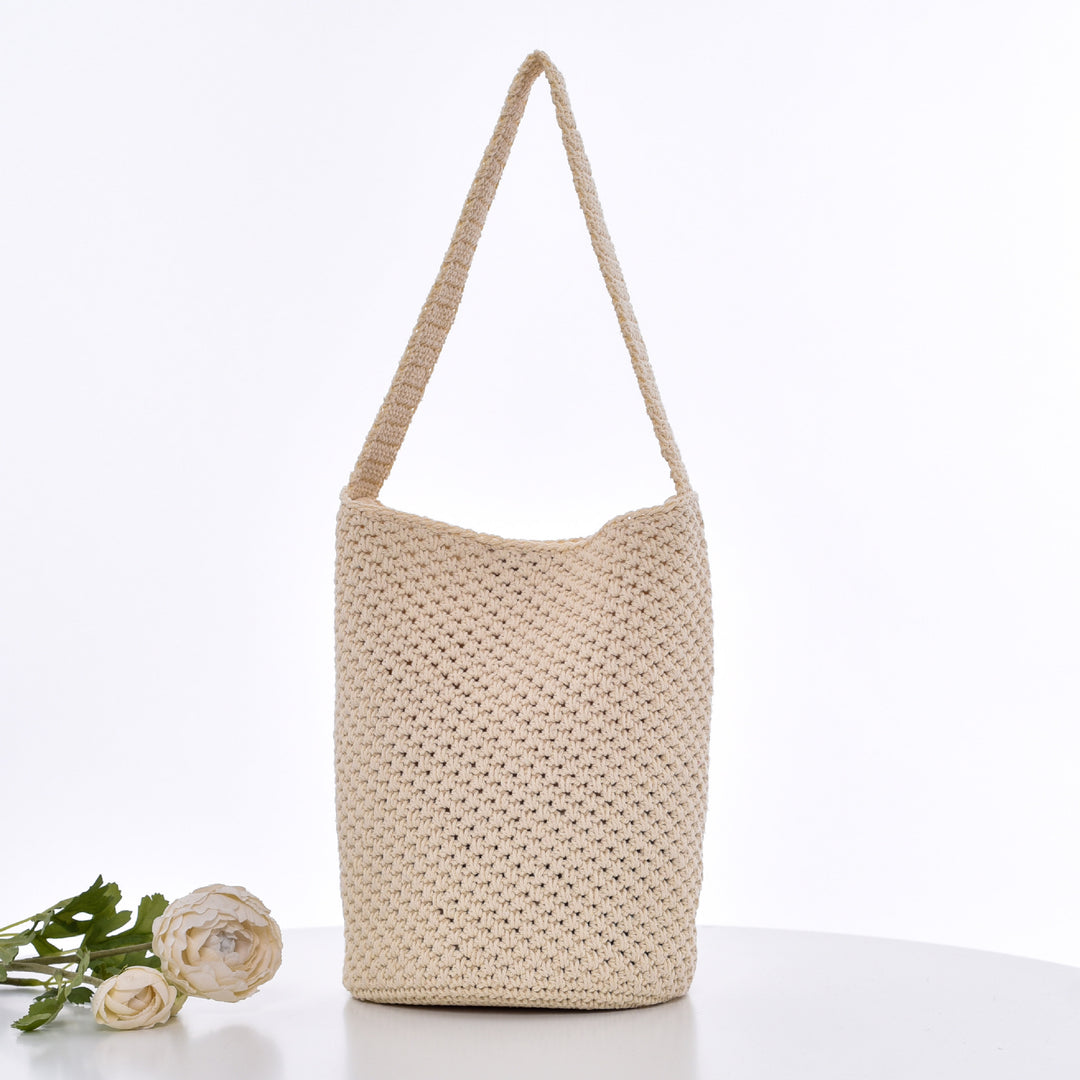 Heklet handleveske i minimalistisk design Skanto