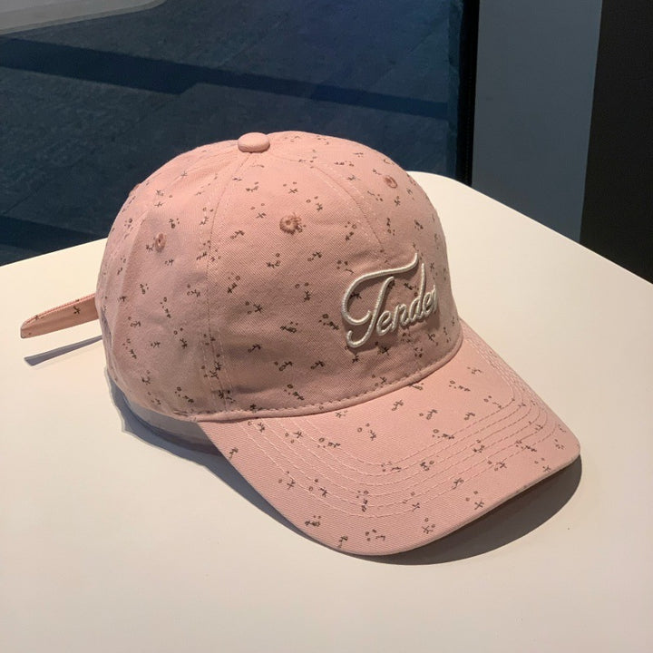 Kvinners Broderte Uformelle Grafiske Baseball Cap Skanto