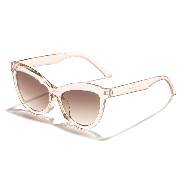 Dame trendy svart-hvitt solbrille Skanto