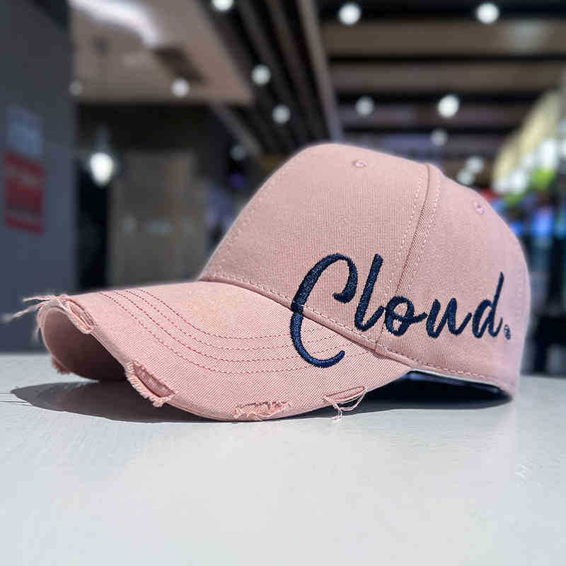 Kvinne Slitt Casual Bomull Baseball Cap Skanto