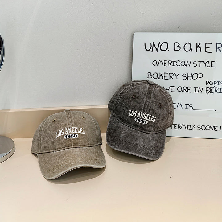 Herre Vintage-Stil Bomull Caps Skanto