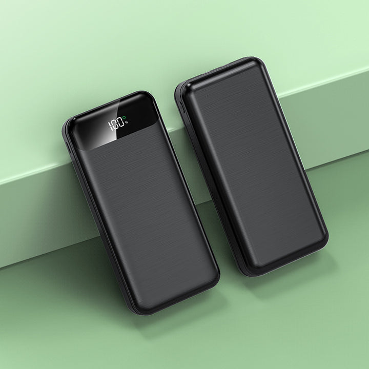 Bærbar powerbank med intelligent LED-display og hurtigopladning Skanto