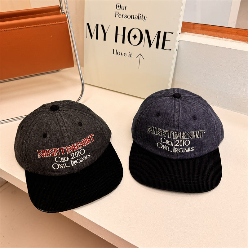Herre Vintage-Inspirert Brodert Baseball Caps Skanto