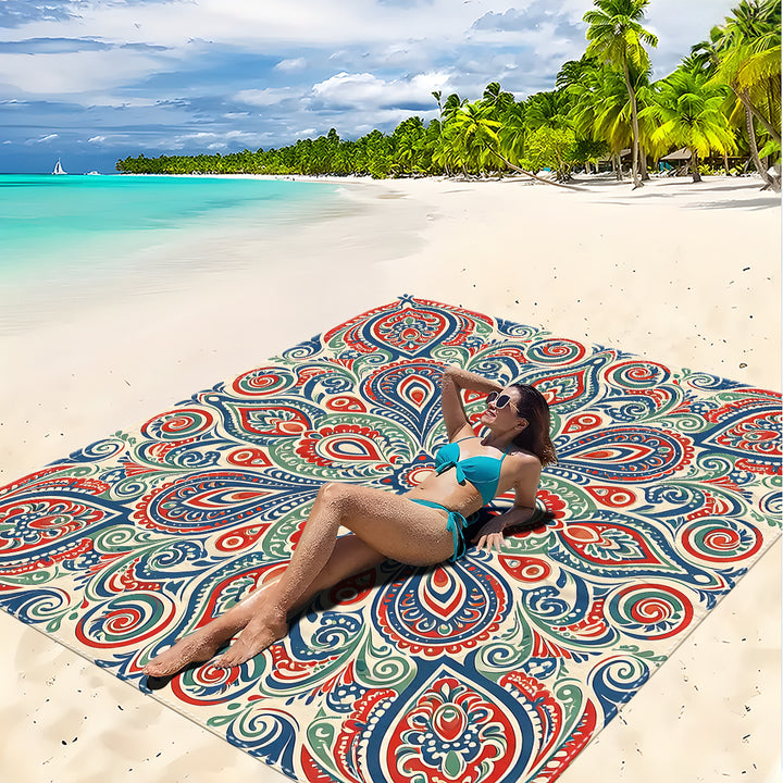 Mandala Design Strandmat Skanto