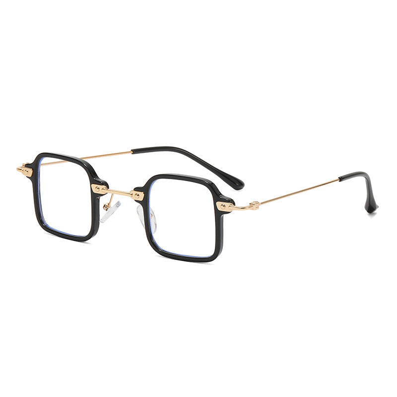 Dame kvadratisk motesolbrille med stilig metallramme Skanto