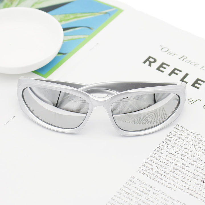 Damer Sporty solbrille med høykvalitets UV-beskyttelsesmateriale Skanto