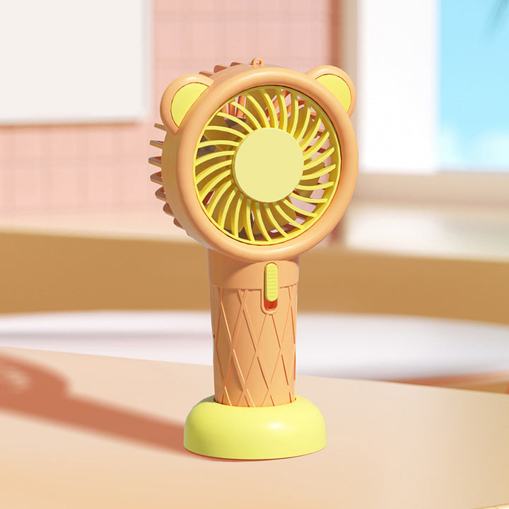 Dame Bærbar Mini-Ventilator med leken Dyredesign Skanto