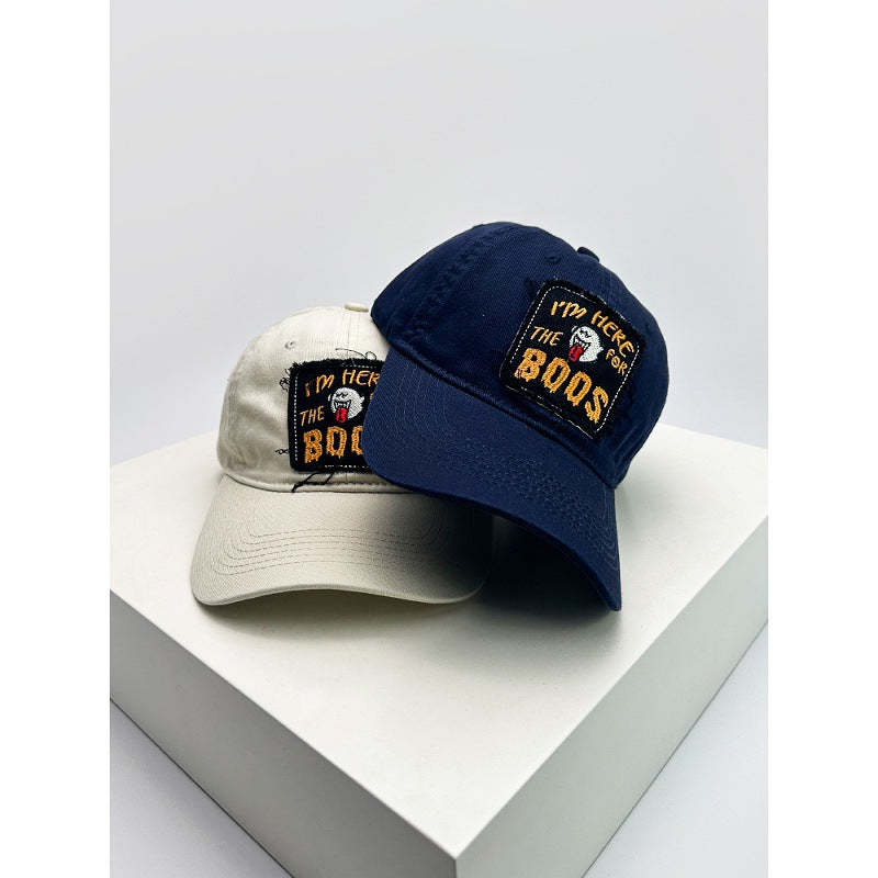 Herre Brodert Fritid Caps Skanto