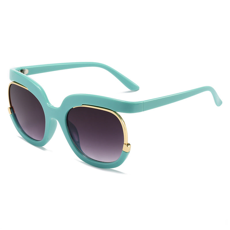 Dame Overdimensjonert Solbrille med elegant Skildpadde-design Skanto