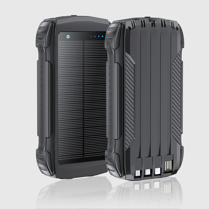 Solar Powerbank med Høy Kapasitet Fra Skanto
