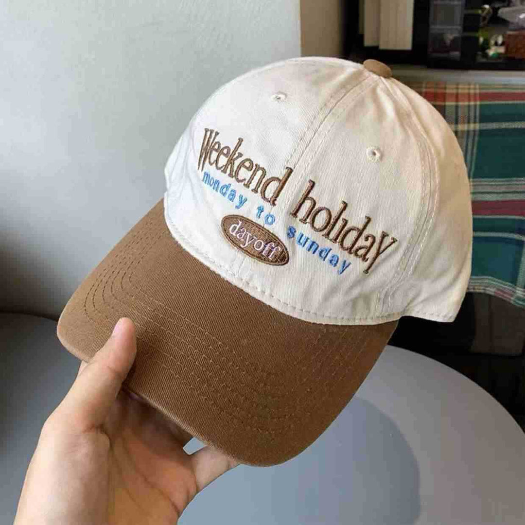 Kvinne Casual Brodert Justerbar Caps Skanto