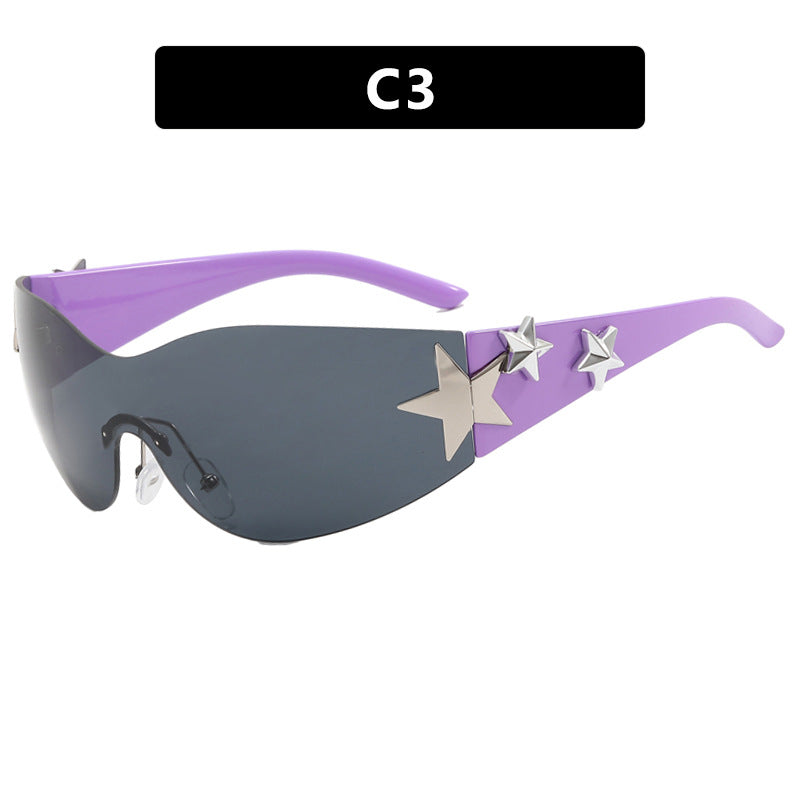 Women's trendy sunglasses with unique star design Skanto