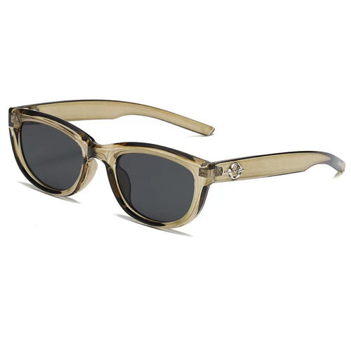 Dame moter Cat-Eye solbrille med robust ramme Skanto