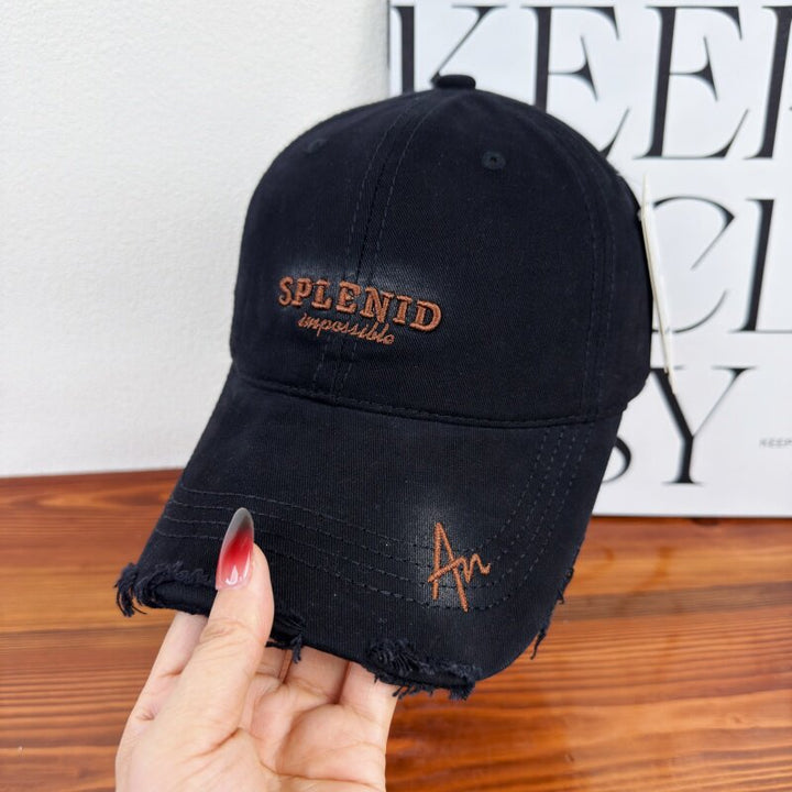 Kvinne Slitt Grafisk Baseball Caps Skanto