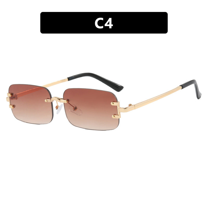 Women's square sunglasses with high-quality metal frame Skanto