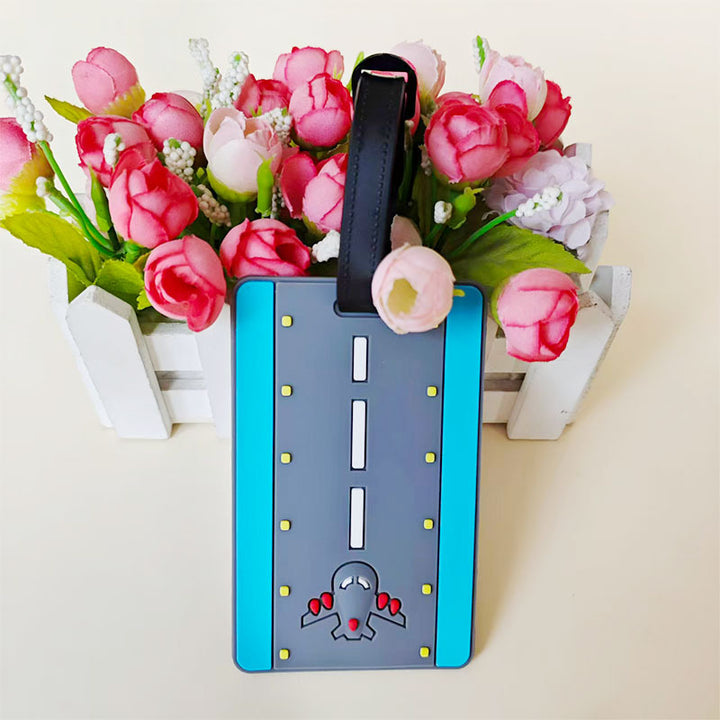 Unisex Bagasjetag med fargerik prikkedesign Skanto