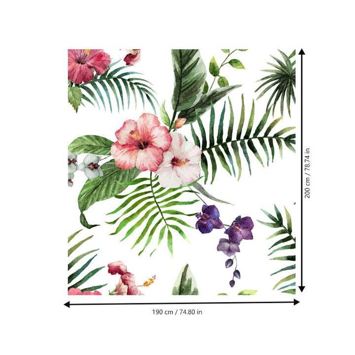 Strandteppe med livlig blomsterdesign og innovativ struktur Skanto