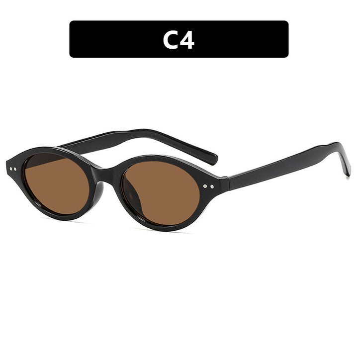 Women's cat-eye sunglasses with unique pattern Skanto