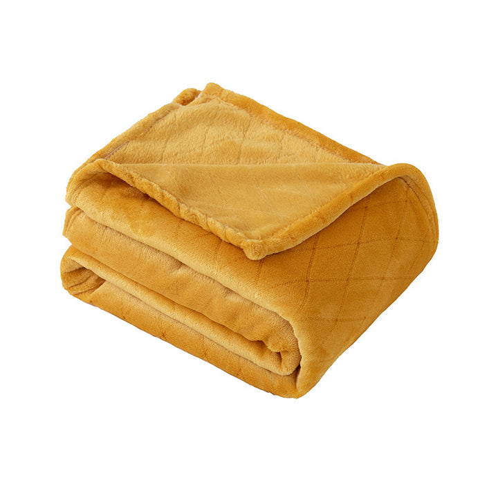 Damer kosepledd laget av luksuriøs mikrofleece med quilted Skanto