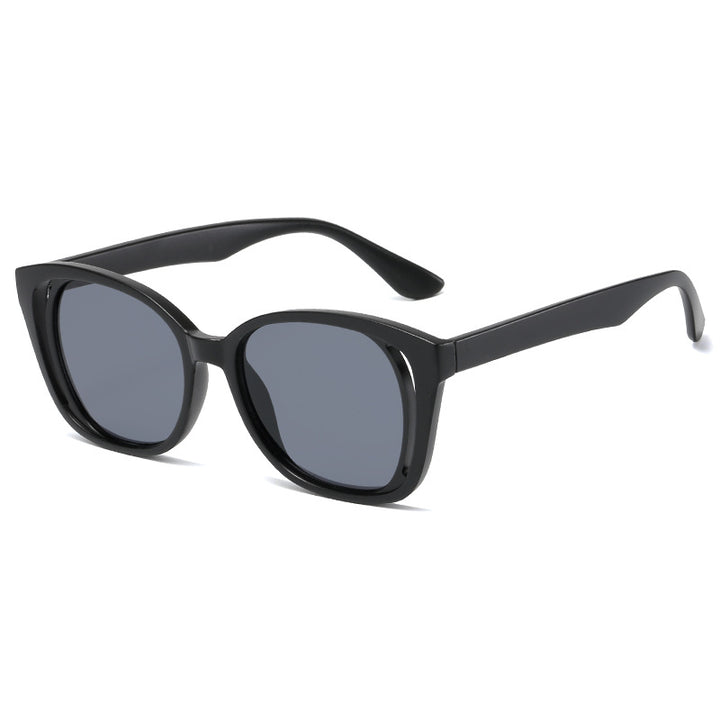 Dame stilige Cat-Eye solbriller med robust ramme Skanto