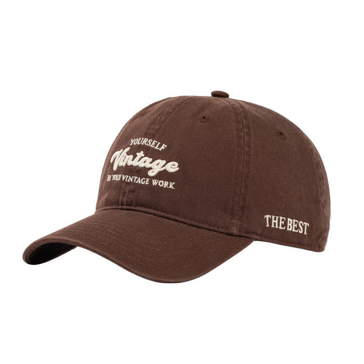 Kvinnenes vintage-inspirerte broderte baseballcap Skanto
