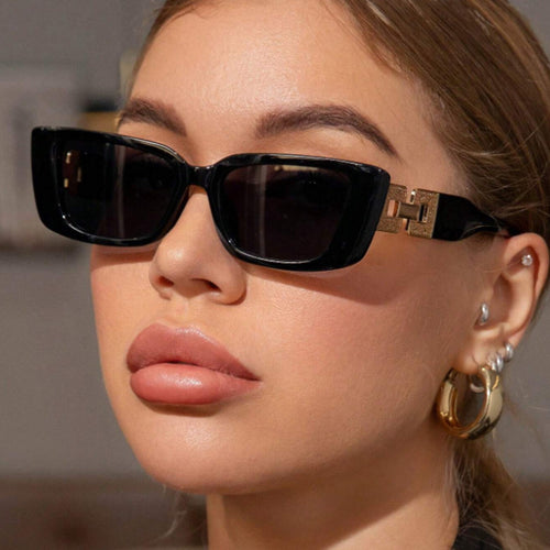 Women's Fashionable Oversized Sunglasses with Unique Leopard Print Skanto