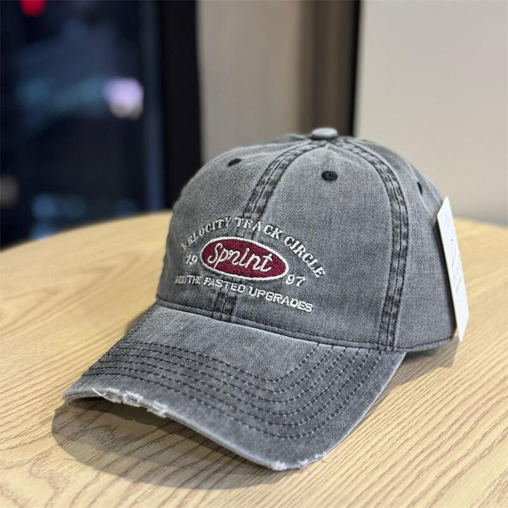 Herre Casual Vintage Brodert Baseballcaps Skanto