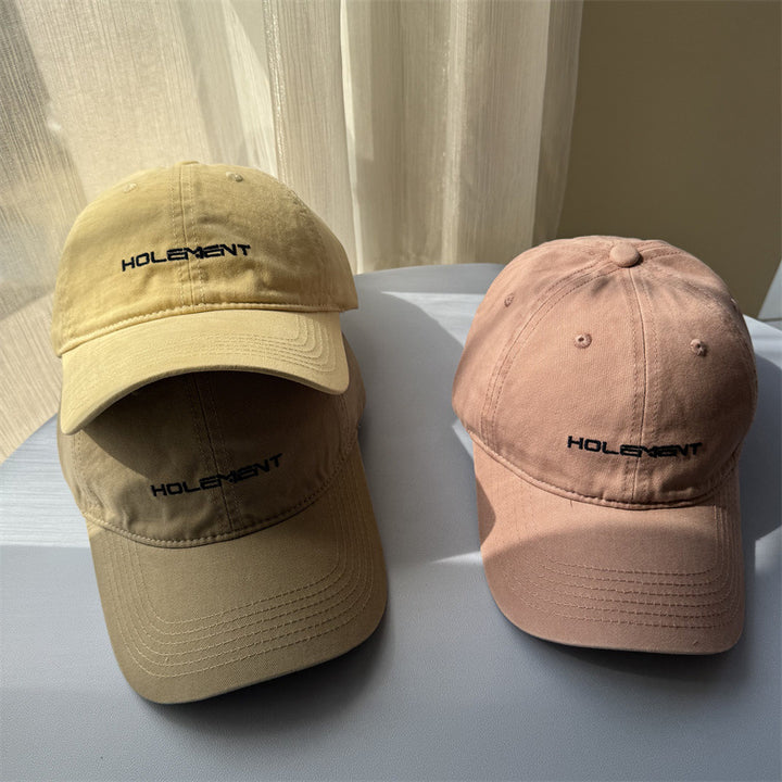 Herre Casual Brodert Bomulls Caps Skanto