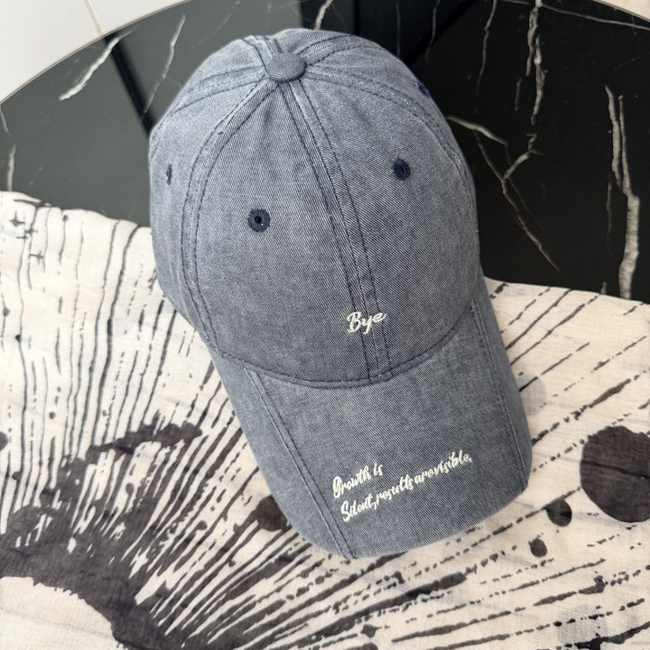 Kvinne Casual Distressed Bomulls Baseball Cap Skanto