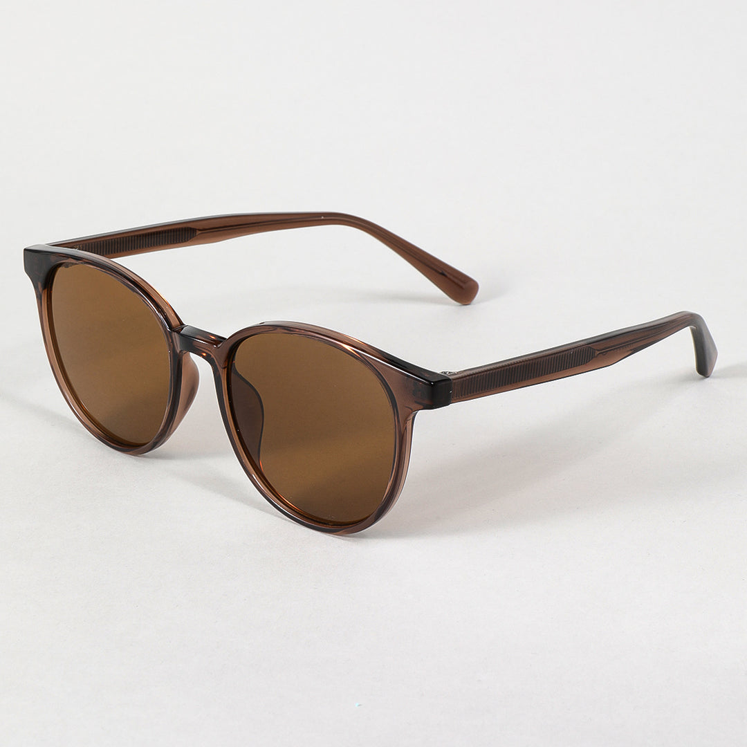 Dame moterik solbrille i elegant, rund design med UV-beskyttelse Skanto
