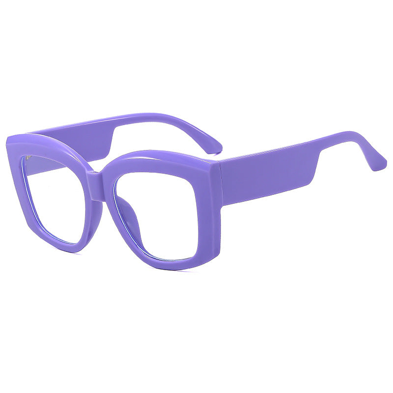 Damen moteriktig brille med bred, firkantet ramme Skanto