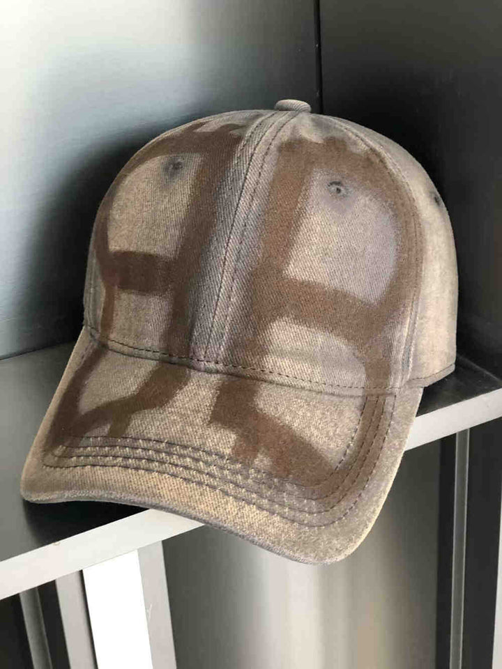 Unisex Slittet Vintage-Inspirert Baseball Caps Skanto